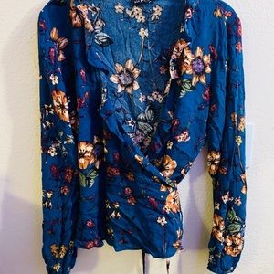 Beautiful wrap around blouse